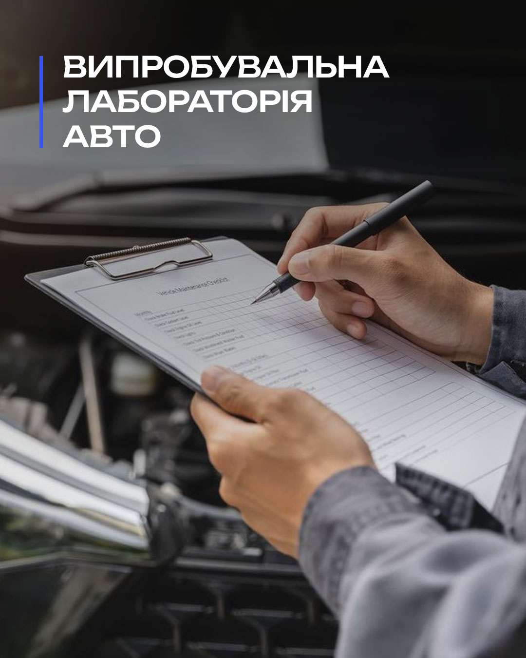 Випробувальна лабораторія авто